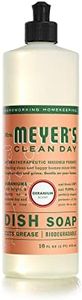 Mrs. Meyer's Clean Day Liquid Dish Soap, Cruelty Free Formula, Geranium Scent, 16 oz