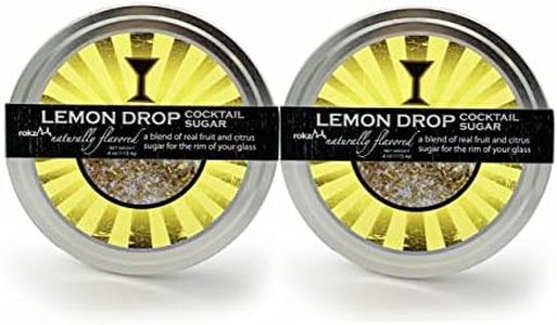 Rokz Lemon Drop Cocktail Sugar Rimmerz, 4oz (Pack of 2)