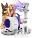 oneisall Dog Vacuum Brush for Shedding Grooming & 4 pcs Pet Grooming Vacuum Tools, 1.5L Dog Hair Vacuum Dog Brush, Pet Hair Remover, Pet Supplies for Home Cleaning(Purple)