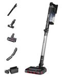 Shark Stratos Cordless Stick Vacuum Cleaner Pet Pro with Anti Hair Wrap Plus, 120 Mins Run-Time (2 Batteries), Clean Sense IQ & Anti-Odour, Pet, Crevice & Multi-Surface Tools, Charcoal/Silver IZ420UKT