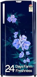 Godrej 180 L 4 Star Turbo Cooling Technology, 24 Days Farm Freshness Direct Cool Single Door Refrigerator (RD EDGENEO 207D THF MP BL, Maple Blue)