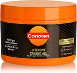 Carroten Intensive Tanning Gel 150 ml - Tan Accelerator with Coconut Oil and Vitamin A & E - Sunbed Tanning Accelerator - Sunscreen without SPF