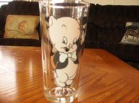 Warner Bros Porky Pig Looney Tunes Collectors Glass