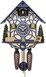 HerrZeit by Adolf Herr Quartz Cuckoo Clock - Magic Blue AH 34 QM