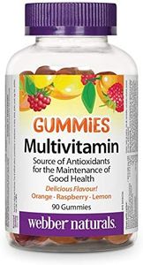 Webber Naturals Multivitamin Gummy, 90 Gummies, For the Maintenance of Good Health and Antioxidant Support, Vegetarian