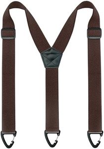JEMYGINS Hidden Coffee Suspenders for Men Under Clothes with 3 Snap Loop (1.5" Wide) (11)