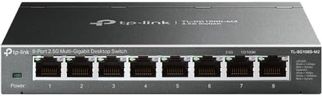 TP-Link TL-SG108S-M2 | 8-Port 2.5G Multi-Gigabit Unmanaged Network Switch, Ethernet Splitter | 2.5G Bandwidth | Plug & Play | Desktop/Wall-Mount | Fanless Metal Design | Limited Lifetime Protection