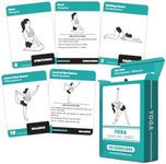 Palace Learning Yoga Pose Exercise Cards - Yoga Positions and Workout Fitness Cards with Over 50 Poses - 2.5" x 3.5"