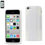 Reiko Silicon Case and plastic Cover iPhone 5C - Retail Packaging - White