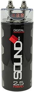 SoundBox SCAP2D, 2.5 Farad Digital Capacitor for Car Audio - 2500 Watts
