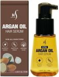 HerStyler Advanced Argan Oil Hair Serum - Hair Serum for Frizzy and Damaged Hair - Hair Serum for Dry Hair - Frizzy Hair Serum with Vitamin E and Aloe Vera - 2.36 Fl Oz / 70 Ml