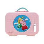 rabitat Peppa Pig MUNCHBEE Tritan Lunch Box Sweet Home - 2 Years Brand Warranty | Lunch Box for Kids | Tiffin Box for Kids | Lunch Box for School