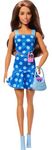 Barbie Fashionistas Doll #242, Barbie Doll with Type 1 Diabetes Wearing Polka Dot Outfit and Accessories, in Partnership with Breakthrough T1D