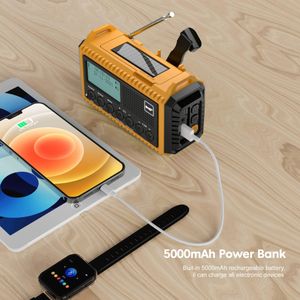 Dab Solar Hand Crank Radio – 5000mAh Emergency Portable Power