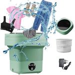 REYANSH Washing-Machine-Portable-Mini-Foldable-Washer-and-Spin-Dryer-Small-Foldable-Bucket-Washer-for-Camping-RV-Travel-Small-Spaces-Lightweight-and-Easy-to-Carry (1.5 KG)