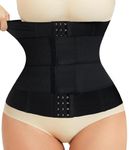 Junlan Women Waist Trainer Corset Tummy Control Body Shaper Postpartum Belly Band Wrap Sport Girdle Waist Cincher (Black,M)