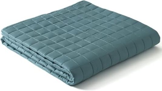 YnM King Size Cooling Weighted Blanket for Adults (88x104 Inches, 50 Pounds, Sea Grass), Perfect for Hot Sleepers with Cooling Rayon/Glass Beads, Heavy Bed Blanket for Couple on Queen or King Bed