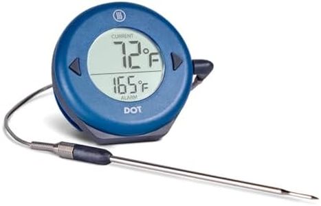 ThermoWorks DOT - Chefs’ Favorite Simple Alarm Thermometer(Nautical Blue)