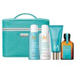 Moroccanoil Repair Travel Kit (Moisture Repair Shampoo and Conditioner, Treatment Oil, Hand Cream Fragrance Originale Travel Size Each)