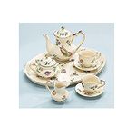 Miniature Porcelain Insect Teaset Beautiful Collectible(Pattern May Vary :Butterfly/Dragonfly/Lady Bugs/Bees)