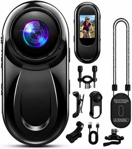 zakotu Mini Body Camera 1080P, Thumb Action Camera 512G for Motorcycle/Bike