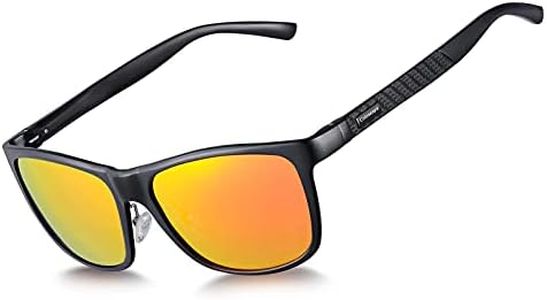 GREENTREEN Polarized Sports Sunglasses for Men, Lightweight Outdoor Sports Glasses for Running Basebal Golf Cycling Fishing