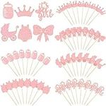 48 Pieces Baby Shower Cupcake Toppe