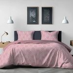 Mush 100% Bamboo Printed King Size Bed Sheet 108x108 inches | 300TC Bedsheet for Double Bed | Naturally Anti Microbial & Cooling Double Bed Luxury Sheets | Pack of 1, Soft Lavender