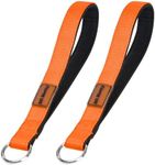 Dog Leash Metal Shock Absorbing Spring Chew Proof Dog Chain,Camping Tent Springs Buckle Set Springs.Porch Swing Springs Buckle for Securing Tarps Tents Sunshade and Large Dogs (Orang, for DIY Handle)