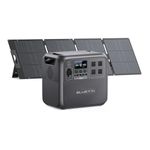 BLUETTI Solar Generator AC180 with 200W Solar Panel (Ships Separately), 1,152Wh Portable Power Station w/ 4 1,800W (2,700W Surge) AC Outlets, LFP Power for Camping, Off-grid, Power Outage