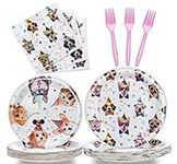 Fesciory 96 Pcs Dog Birthday Party 