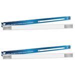 PHILIPS Space Glow 2ft LED Linear Cabinet Light | 12-watt LED Under Cabinet Wardrobe and Kitchen Light, Natural White, Pack of 2
