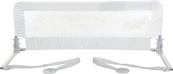 Dreambaby Phoenix Toddler Bed Rail - Foldable & Portable Bed Safety Barrier - Suitable for Flat Bed Bases Up to King Size Mattress - Measures 110cm Wide x 45.5cm Tall - White - Model F719