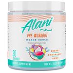 Alani Nu Pre Workout Supplement Powder for Energy, Endurance & Pump | Sugar Free | 200mg Caffeine | Formulated with Amino Acids Like L-Theanine to Prevent Crashing | Island Crush, 30 Servings