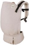 Baby Tula Linen Toddler Carrier, 25-60 lb, Adjustable Carrier, Multiple Ergonomic Positions Front and Back, Breathable – Sand