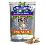 The Missing Link - Organic Pet Kelp, Skin & Coat Formula — Limited ingredient Superfood Supplement for Dogs rich in balanced Omegas 3, 6, and 9 to support healthy nutrition and skin & coat health — 8 oz.