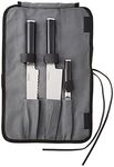 Babish German High-Carbon 1.4116 Steel Cutlery, 3-Piece w/Knife Roll