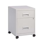 Pierre Henry 2 Drawer Maxi Filing Cabinet A4 - Color: Black/Silver