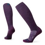 Smartwool Womens Ski Zero Cushion Otc Socks, PURPLE IRIS, S EU