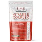 Vitamin E Complex - All 8 E Tocopherols & Tocotrienols - 120 Capsules - Plant-Based & Whole Food - Orangutan Friendly - Vegan - No Fillers, Binders or Flow Agents