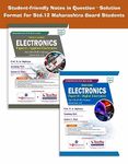 Std 12 Electronics Paper - Part 1 & II : Digital Electronics | Includes 10 Previous Years Board Question Papers with Solutions | HSC Science Maharashtra Board | Course code : C-2 | Pack of 2