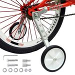 Bicycle Training Wheels, Variable Speed Bike Training Wheels Bicycle Stabilizers Mounted Kit for Kids Variable Bike of 18 20 22 Inch, 1 Pair
