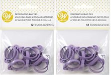 Wilton Icing Bag Ties, 12-Count - Rubber Icing Bag Ties - 2 Bags