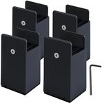4 Inch Bed Risers with Adjustable S