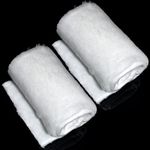 Sankoly 2 Pack Christmas Snow Blankets, Fluffy Artificial Snow Blankets, Christmas Snow Roll for Christmas Decorations, Village Displays Xmas Party Favors3 x 8 feet