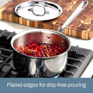 All-Clad D3 10-Piece Stainless Steel Cookware Set