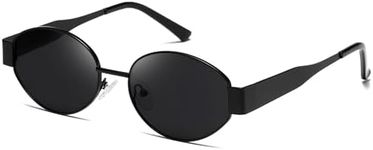 kimorn Retro Oval Sunglasses for Wo