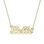 Belle Necklace, Custom Name Necklac