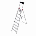 Hailo 8160-801 L60 150 Kg 8 Tread Aluminium Step Ladder