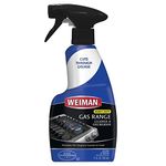 Weiman Heavy Duty Gas Range Cleaner & Degreaser | Removes Toughest burned on Food | Cleanses gas range, Stovetops, Knobs, Drip Pans & Ceramic Glass - 355 ml Spray Bottle